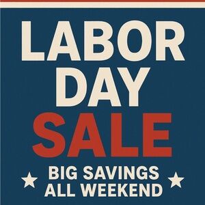 Labor Day Sale Poster